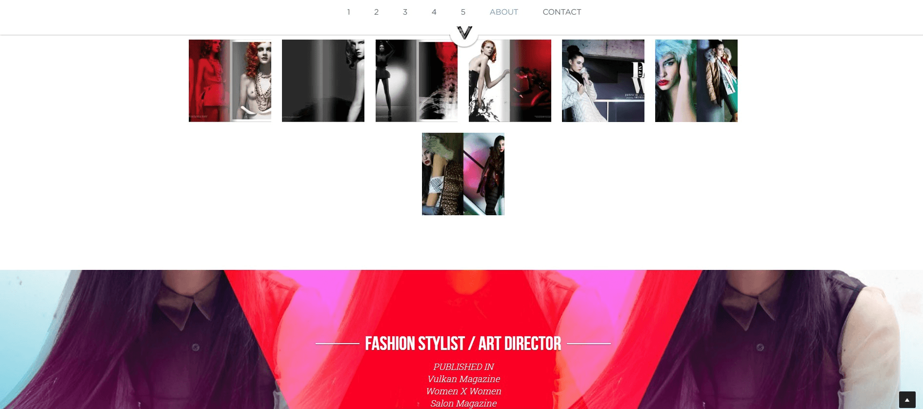 來自 Strikingly的時裝指南範例 來自 Strikingly的時裝指南範例